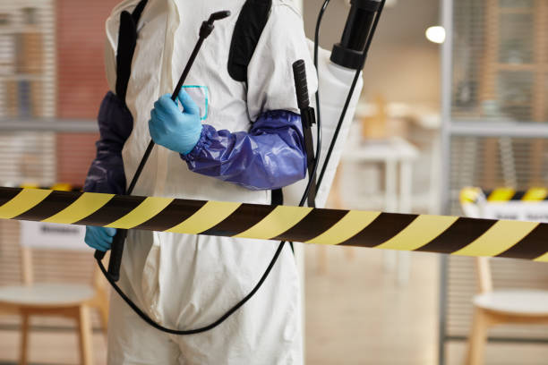 Professional Trauma Scene Cleanup technician working in Cecil, WI